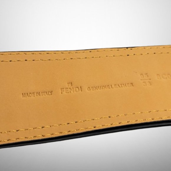 Fendi Black Patent Women's B Belt - Picture 6 of 12